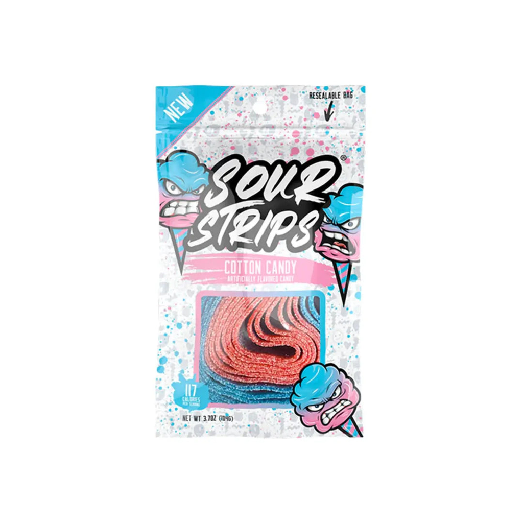 Sour Strips Cotton Candy 12x96g