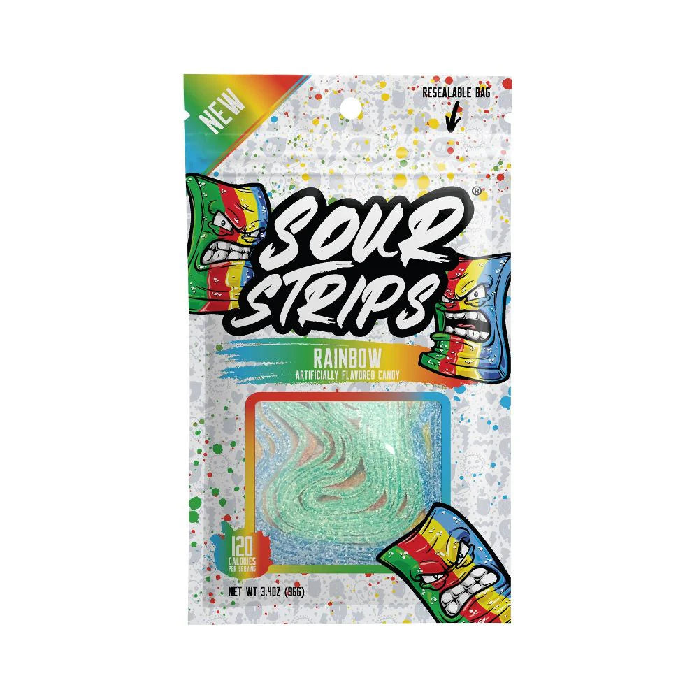 Sour Strips Rainbow 12x96g