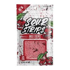 Sour Strips Wild Cherry 12x96g