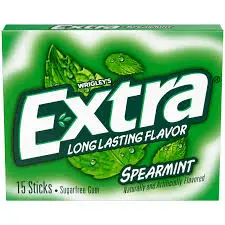 Extra Gum Spearmint Slim Pack 10x 15pc