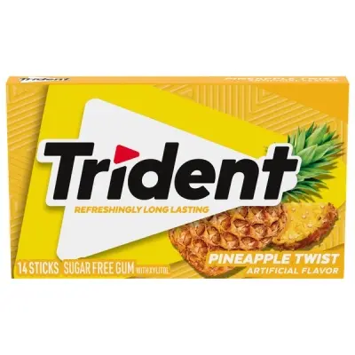 [TP] Trident Pineapple Gum 12x14pcs