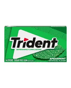Trident Spearmint Gum  (12x14pieces)