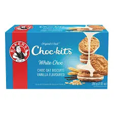 Bakers Chocolate Kits White 12x200g