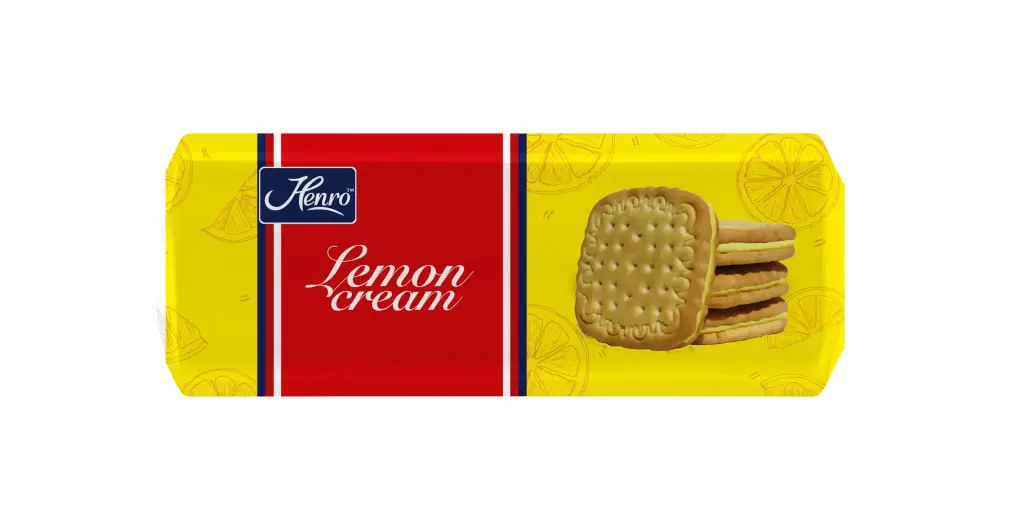 Henro Biscuits Lemon Creams 12x150g