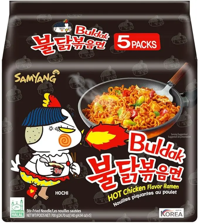 Samyang Buldak Hot Chicken 5x8x140g