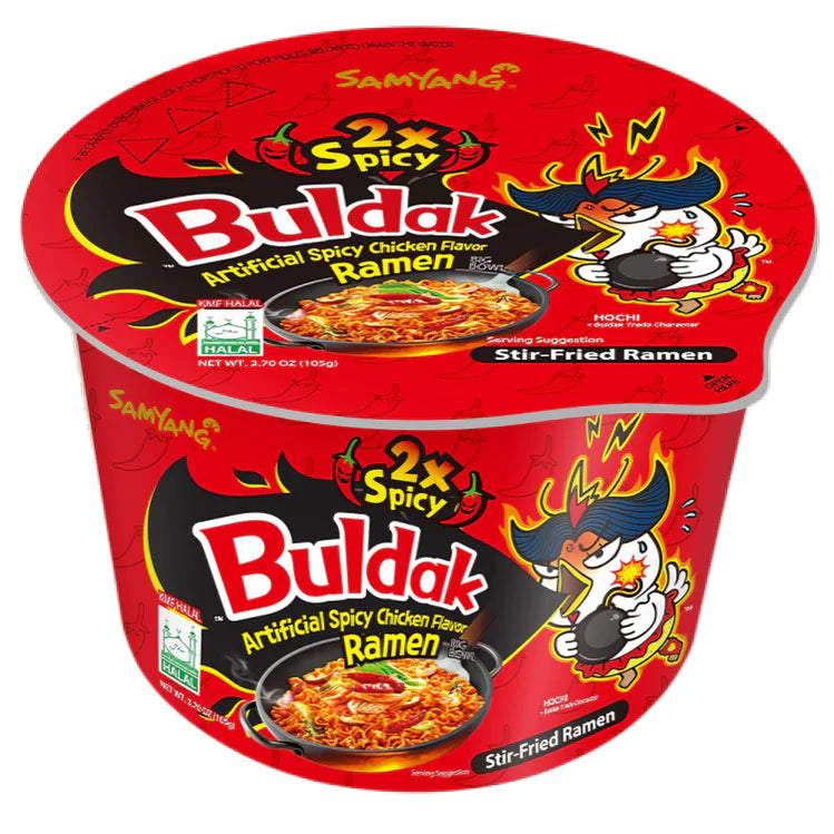 Samyang 2xSpicy Bowl 16x105g
