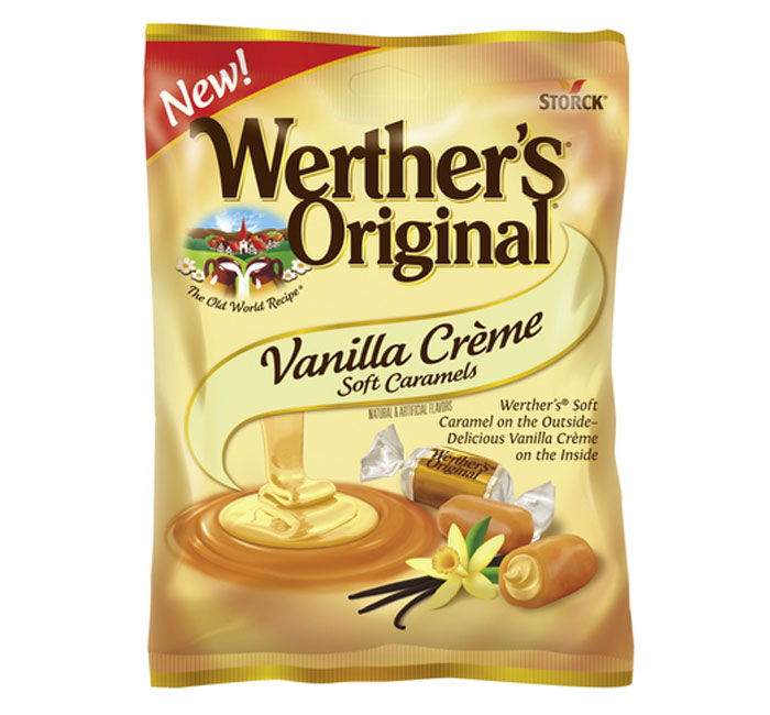 Werther's Vanilla Creme Soft Caramel 12x2.65oz