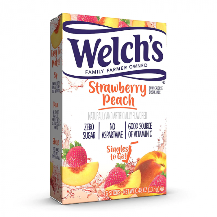Welch's STG Strawberry Peach  12X6ct