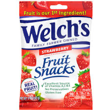 Welch Fruit Snacks Strawberry 12x5 OZ