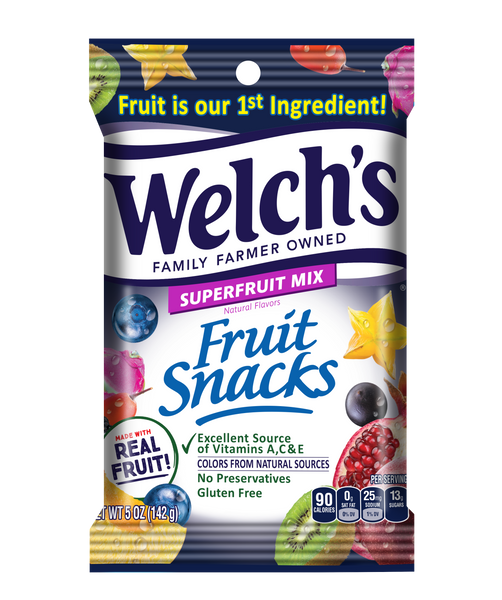 Welch Fruit Snack Springfruit 12x5oz