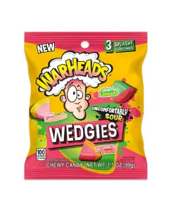 Warheads Wedgies Peg Bag 12x4.5oz