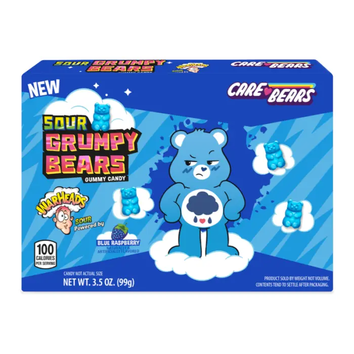 Warhead Sour Grumpy Bears Theatre Box 12x141g Expiry 30.11.25