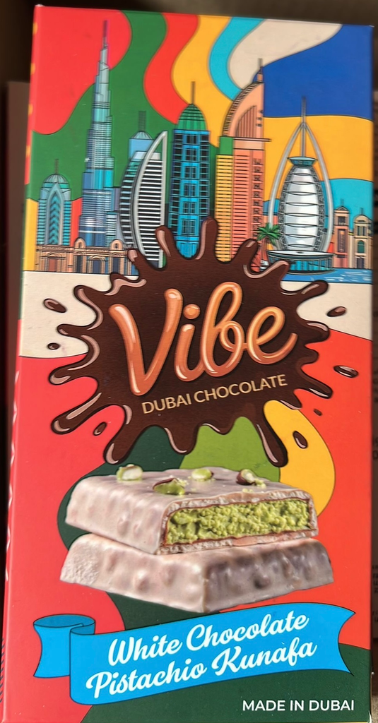 Vibe Dubai White Chocolate Pistachio 1x200g