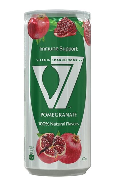 V7 Beverage Can Pomegranate 24x300ml