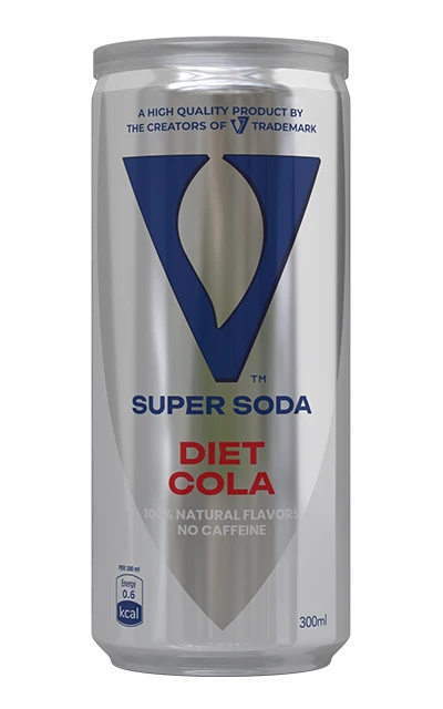 V7 Beverage Can Diet Cola 24x300ml