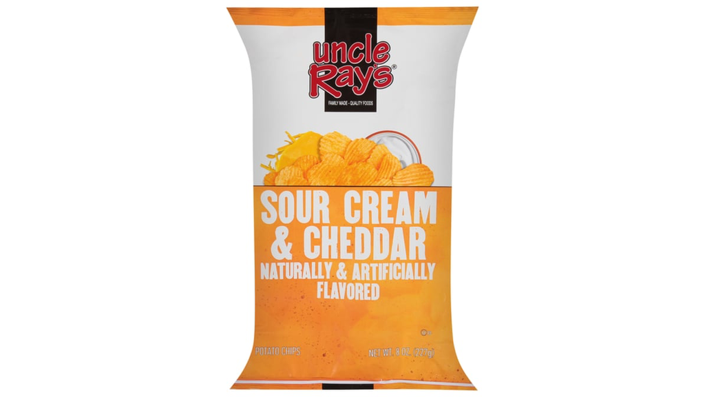 Uncle Ray Sour Cheddar Potato Chip 9x227g
