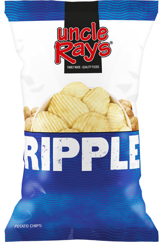 Uncle Ray Rippel Potato Chips 9x240g