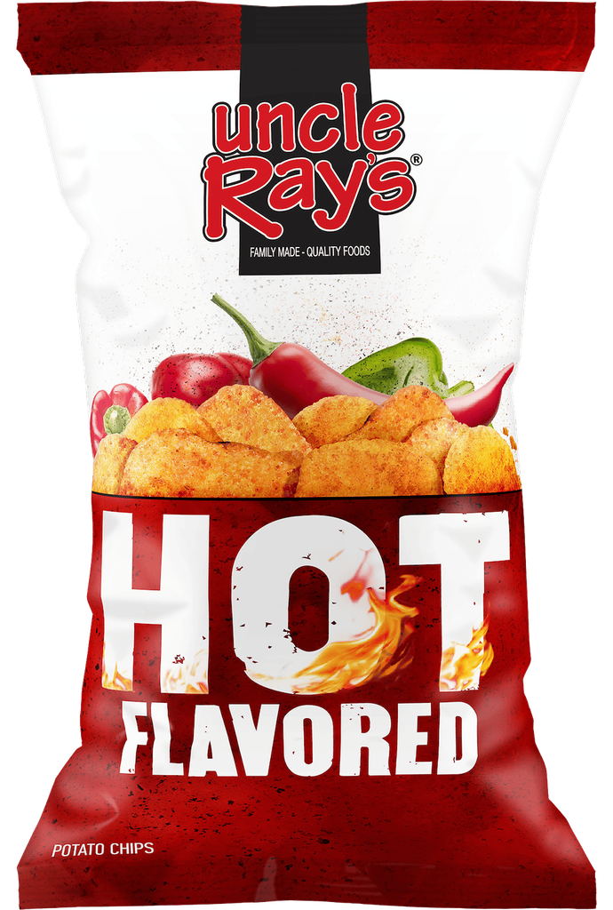 Uncle Ray Hot Potato Chip 9x227g