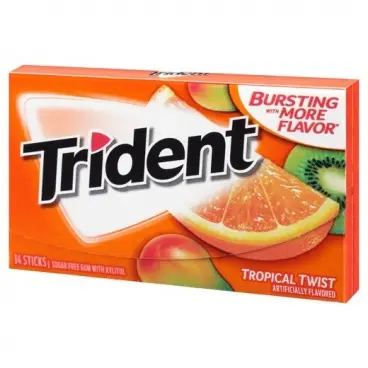 [TTG] Trident Tropical Gum  (12x14pieces)