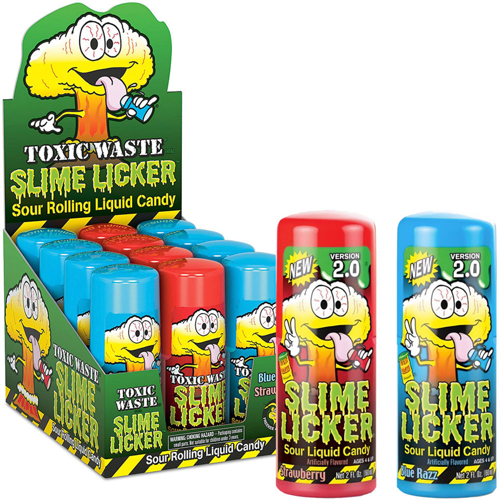 Toxic Waste Slime Licker Blue Raspberry/Strawberry