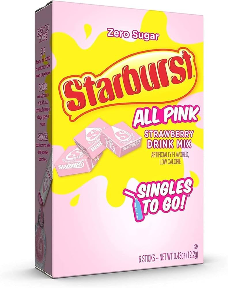 [SSDD11] Starburst STG All Pink Strawberry Drink  12X6 CT