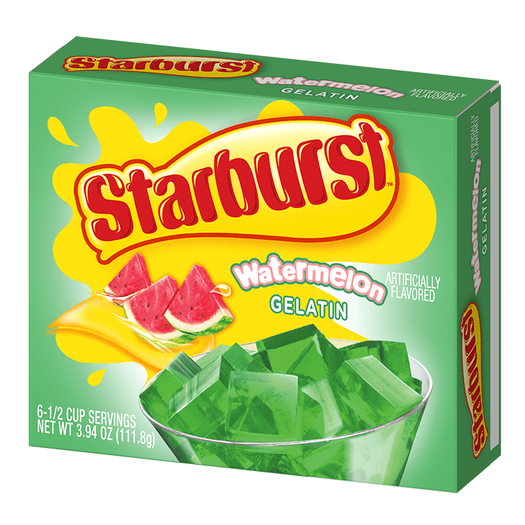 STARBURST GELATIN WATERMELON 12