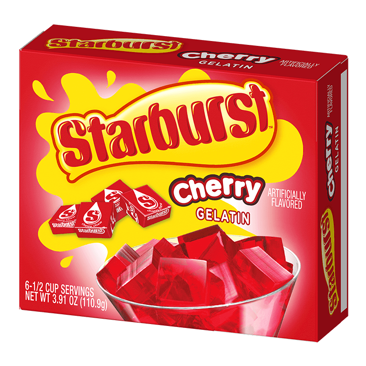 STARBURST GELATIN CHERRY 12/6 SER