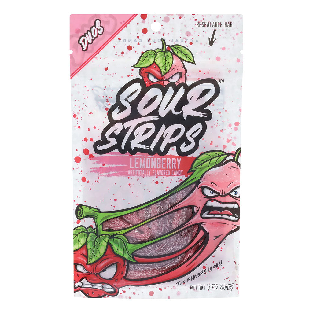 Sour Strips Lemonberry12x96g
