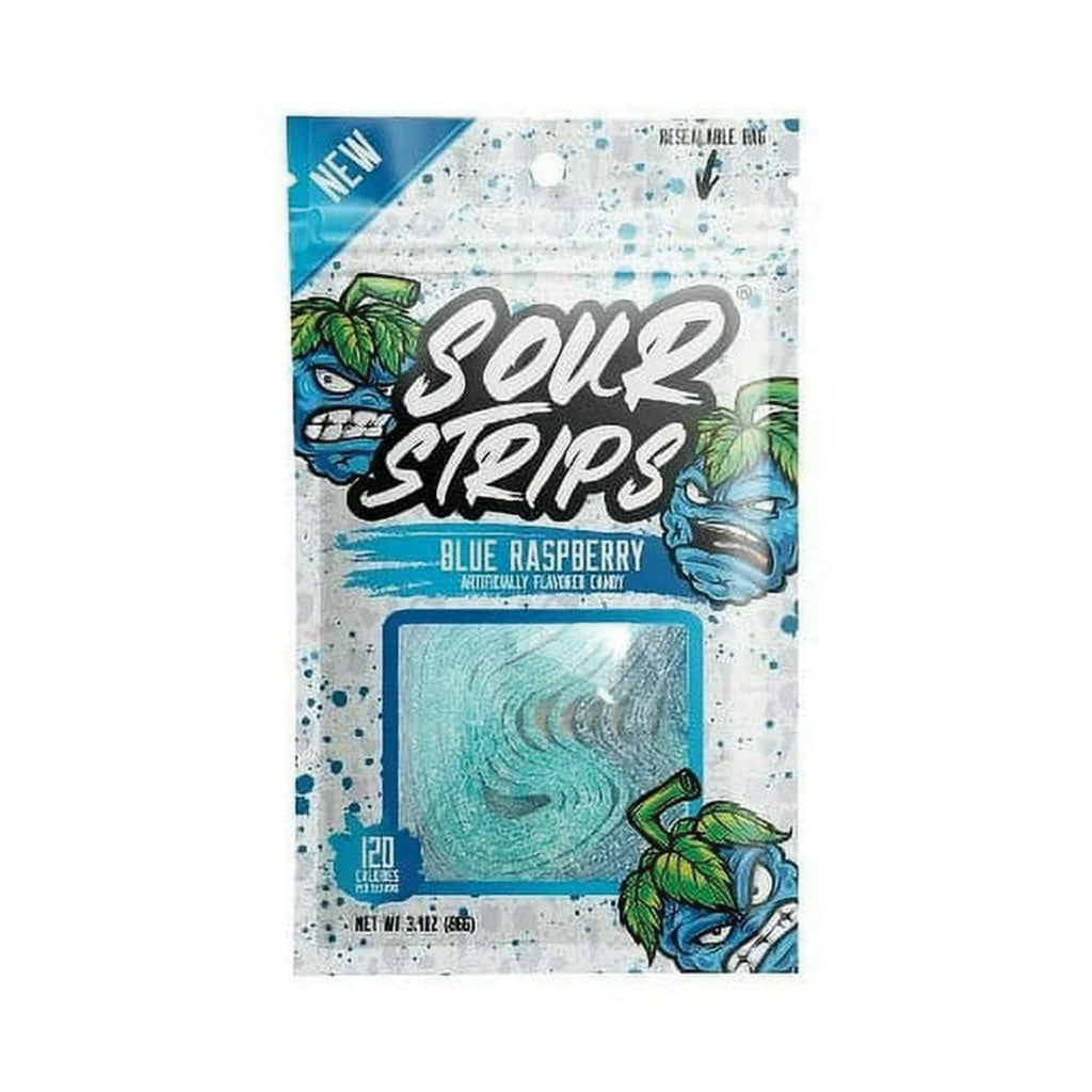 Sour Strips Blue Raspberry 12x96g