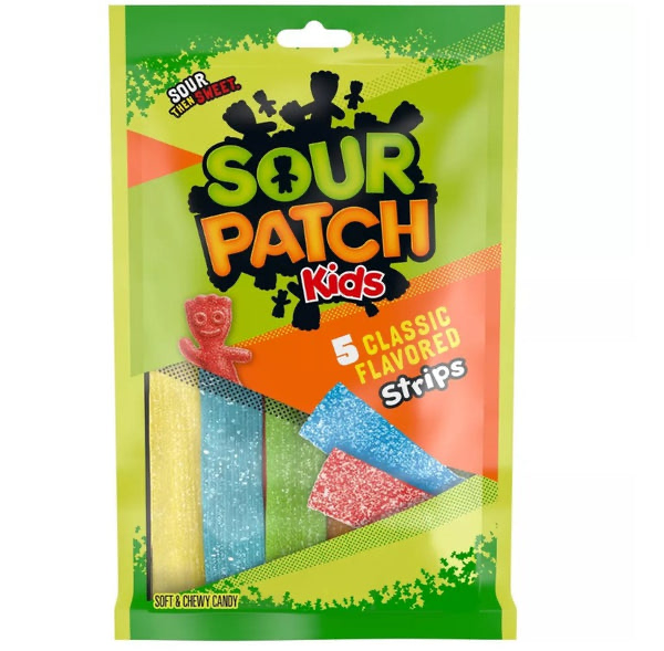 Sour Patch Strips Peg Bag 12x99g