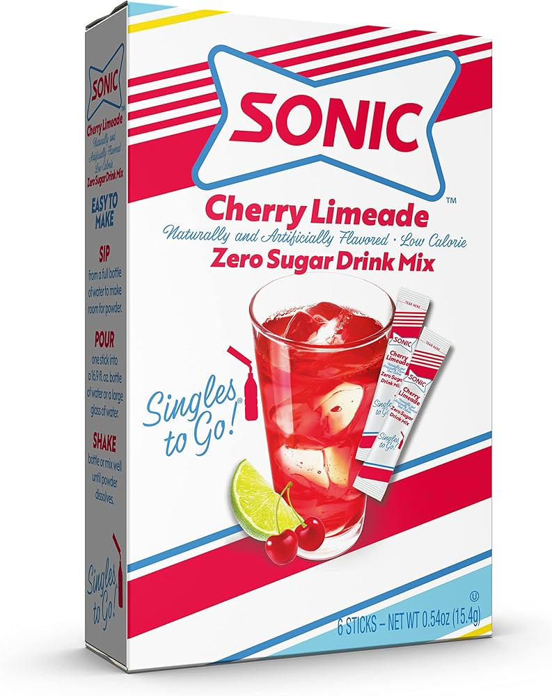 Sonic STG Cherry Limeade Drink 12x6CT