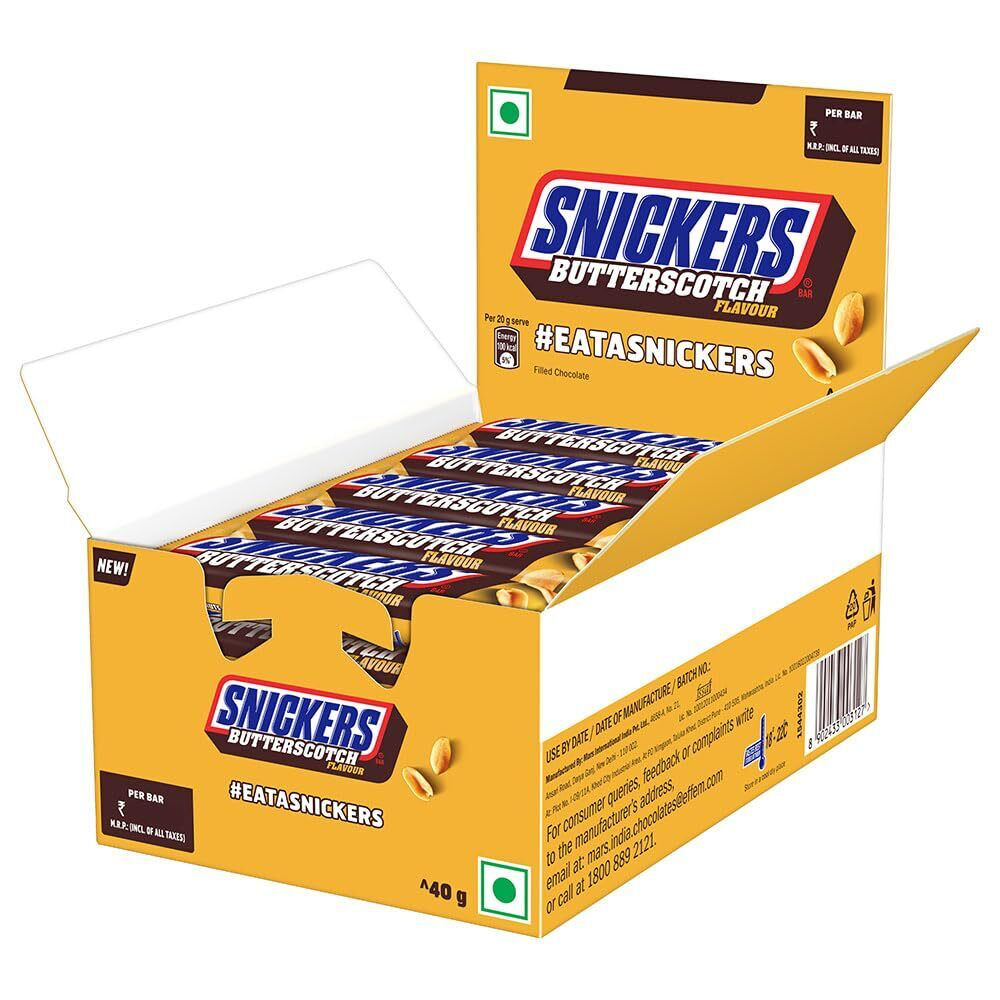 Snickers Butterscotch India 15x45g