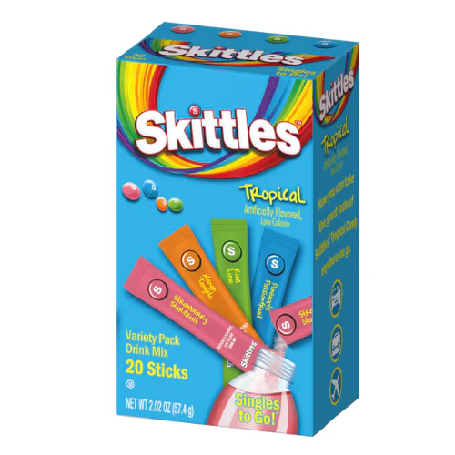 [SKTV] Skittles STG Tropical Assorted 6x20CT