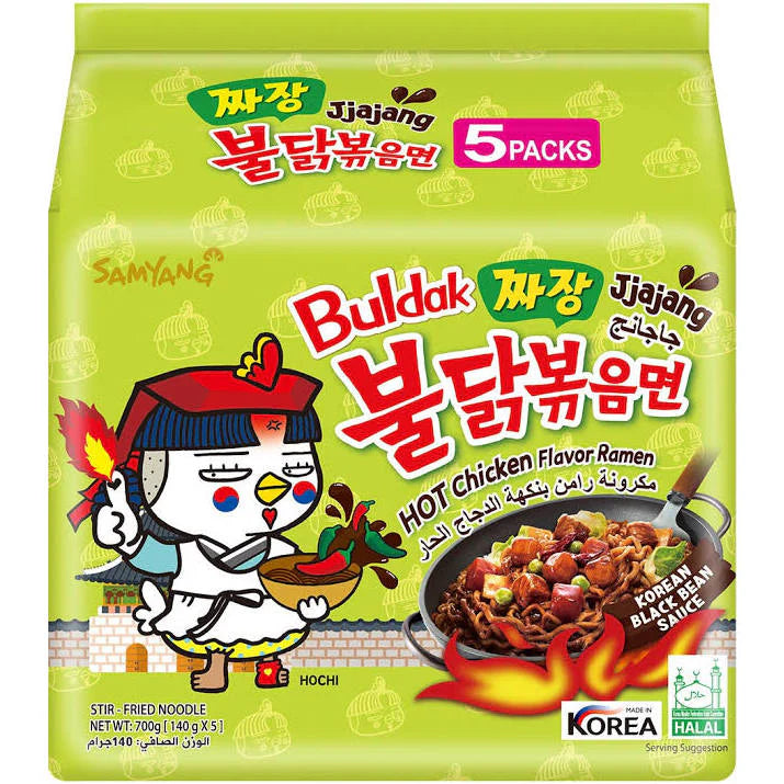 [SMJRN] Samyang Buldak Jijang Ramen Noodles Multi 5x8x135g