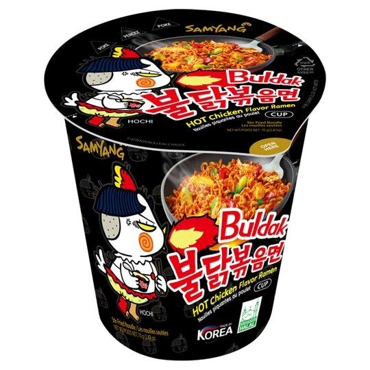 Samyang Buldak Hot Chicken Flavour Ramen Cup 30x70g