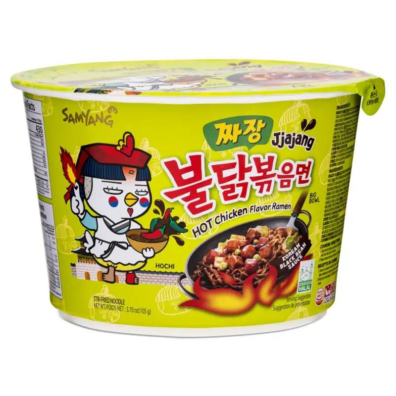 Samyang Buldak Hot Chicken Jijang Big Bowl 16x105g
