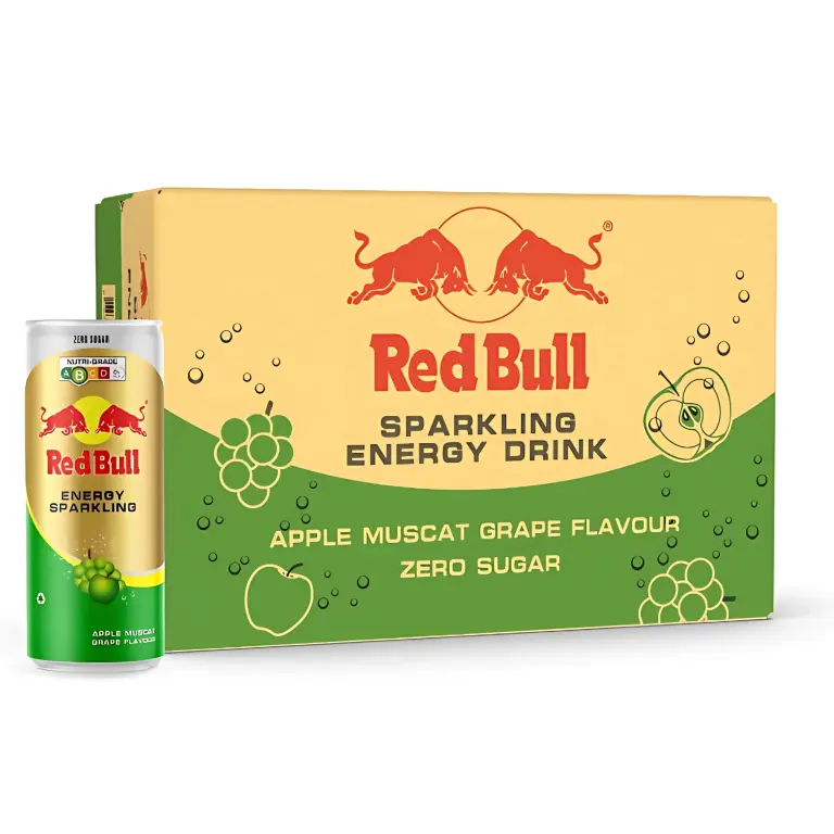 Red Bull Green Apple Muscat Zero Sugar Soda Thailand 24x250ml