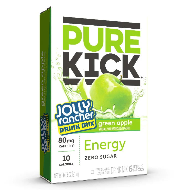 Pure Kick STG Jolly Rancher Green Apple 12x6ct