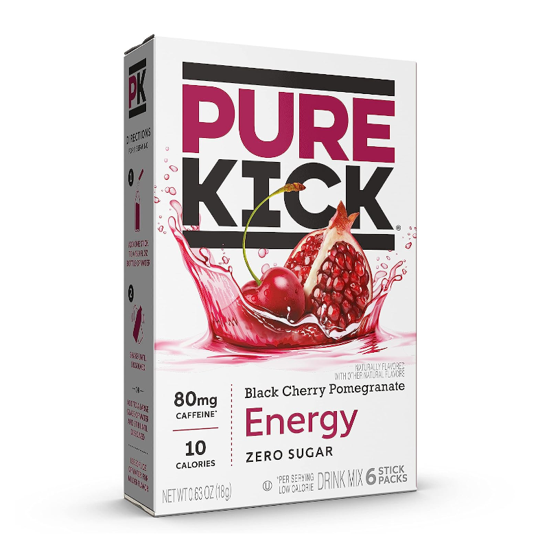 Pure Kick STG Energy Black Cherry Pomegranate 12x6ct