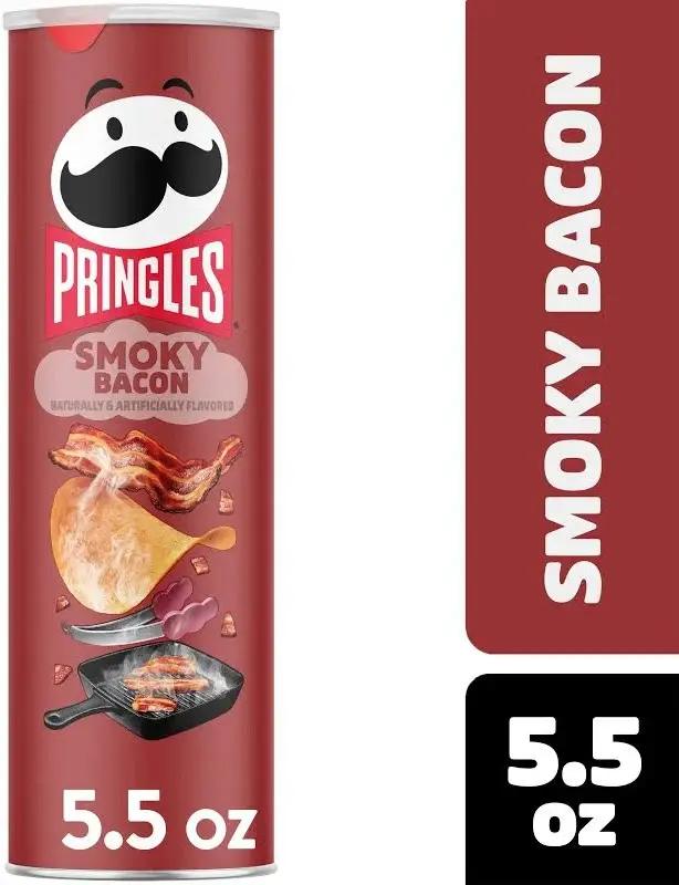 Pringles Smoky Bacon14x156g