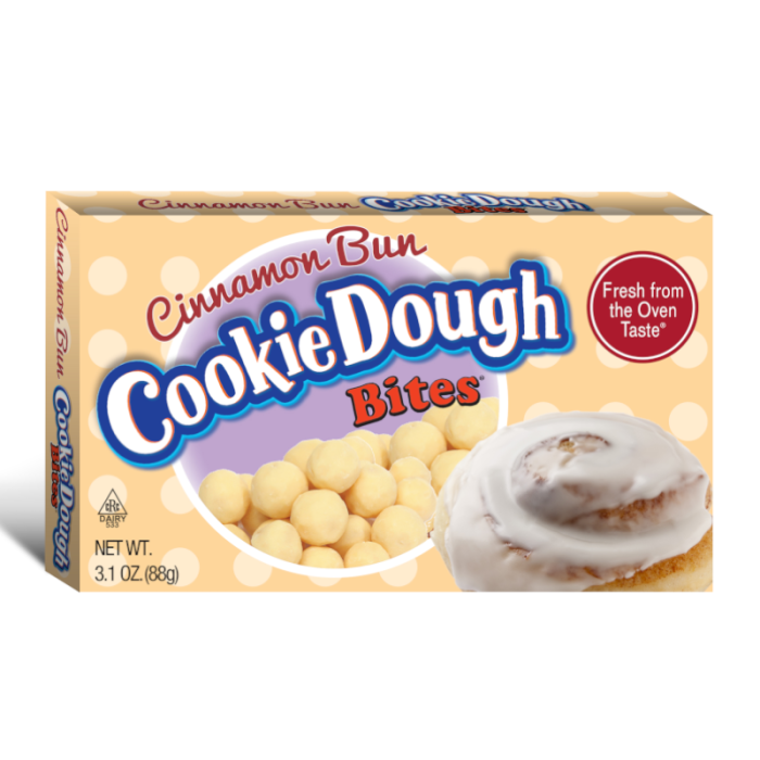 [OSC] Cookie Dough Bites Cinnamon Bun Bites Theatre Box 12x88g					 