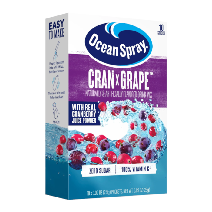 Ocean Spray STG Cran Grape 12x10CT