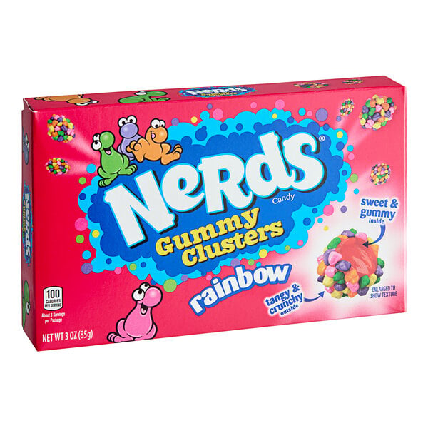 Nerds Gummy Cluster Theatre Box 12x3oz Expiry 30.1.26