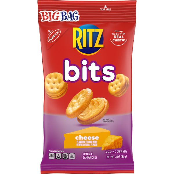 Nabisco Ritz Bits Cheese Bags 12x85g