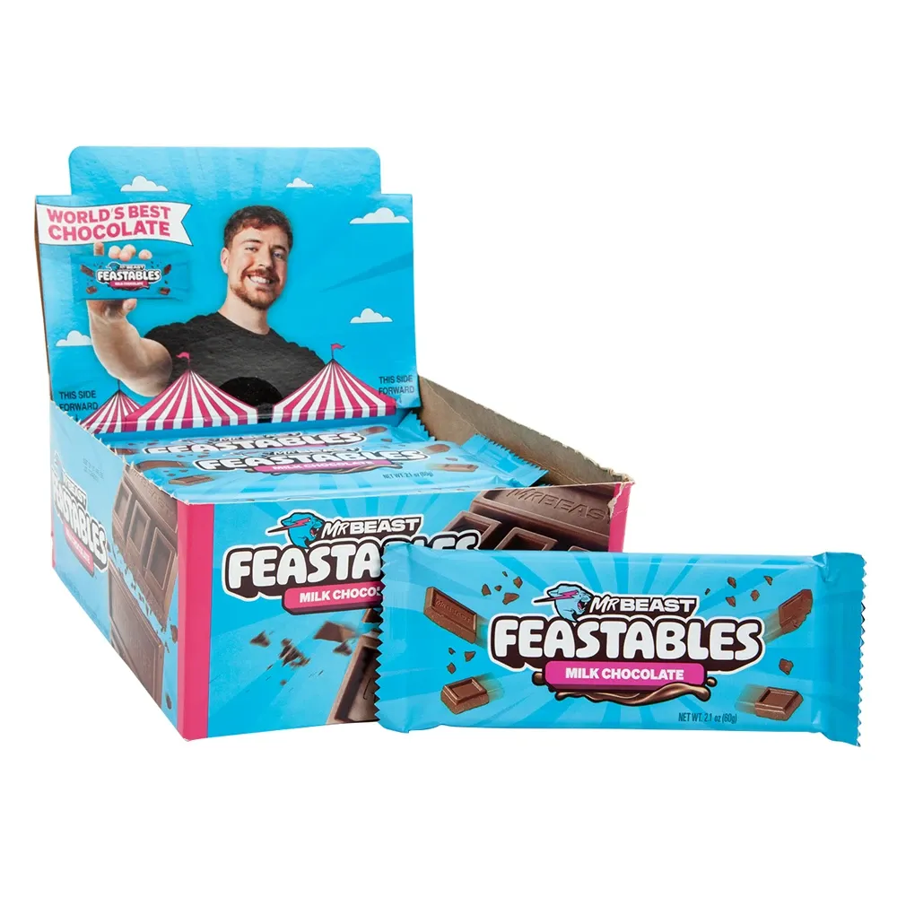 [MRBF] Mr Beast Feastable Milk Chocolate King Size 24x60g