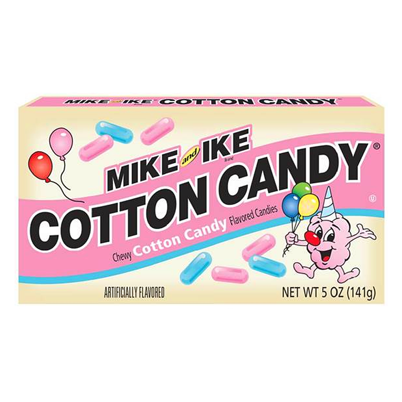 Mike & Ike Cotton Candy Theatre Box 12x4.25oz