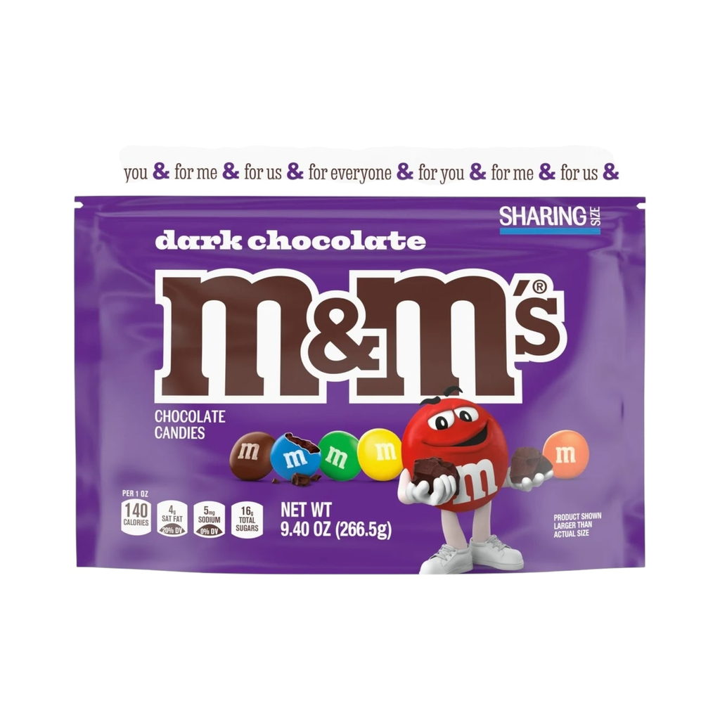M&M's Dark Chocolate 8x9.4oz