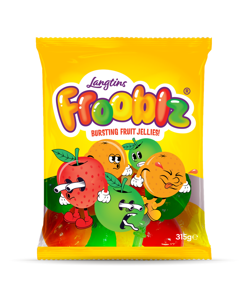 [LFBFJ] Langtins Froobiz Bursting Fruit Jellies 20x315g