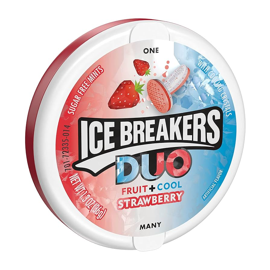 Ice Breakers Fruit+Cool Strawberry 8x42g