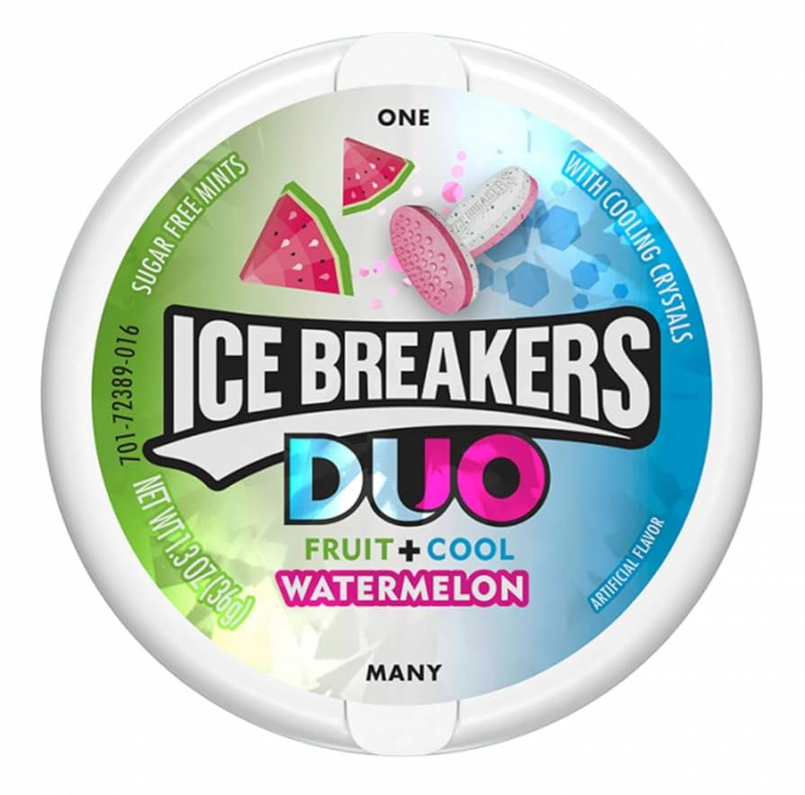 Ice Breakers Duos Fruit+Cool Watermelon 8x42g